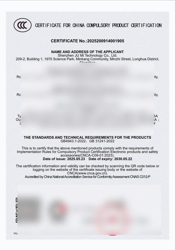 CCC certificate